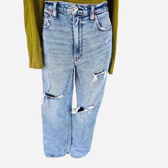 Abercrombie fitch blue high waisted - Picture 2 of 8